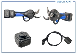 Акумулаторна роботизирана ножица за рязане на клони Vesco X37 снимка-2